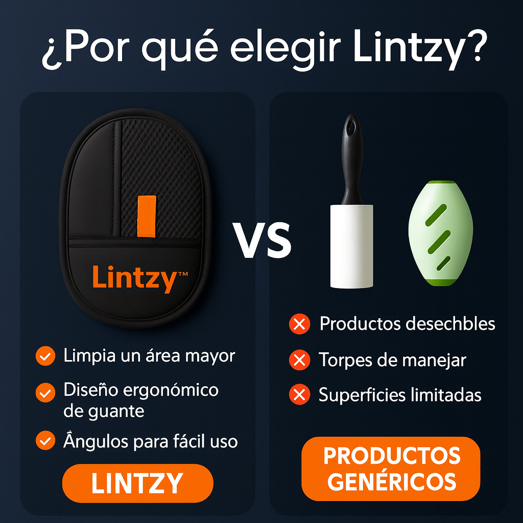 Lintzy™ Guante Removedor de Pelos - Lintzy™